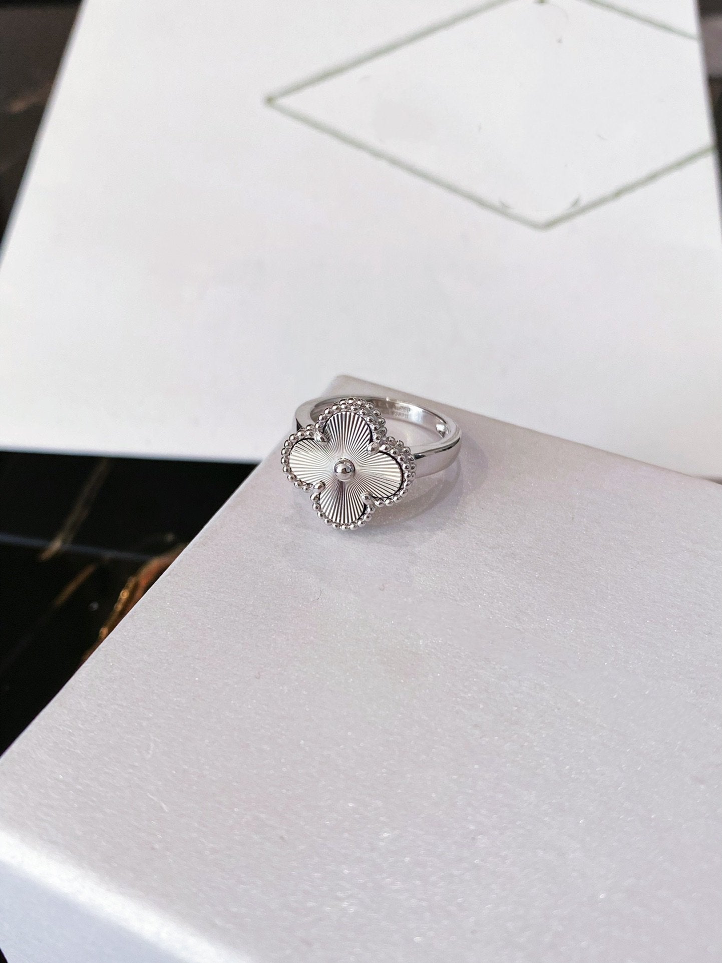 [Eternal Jewelry]CLOVER SILVER RING