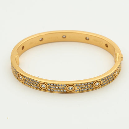 [Eternal Jewelry]LOVE BRACELET 6.1MM DIAMOND-PAVED 10 BIG DIAMONDS