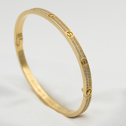 [Eternal Jewelry]LOVE BRACELET 3.65MM DIAMOND-PAVED