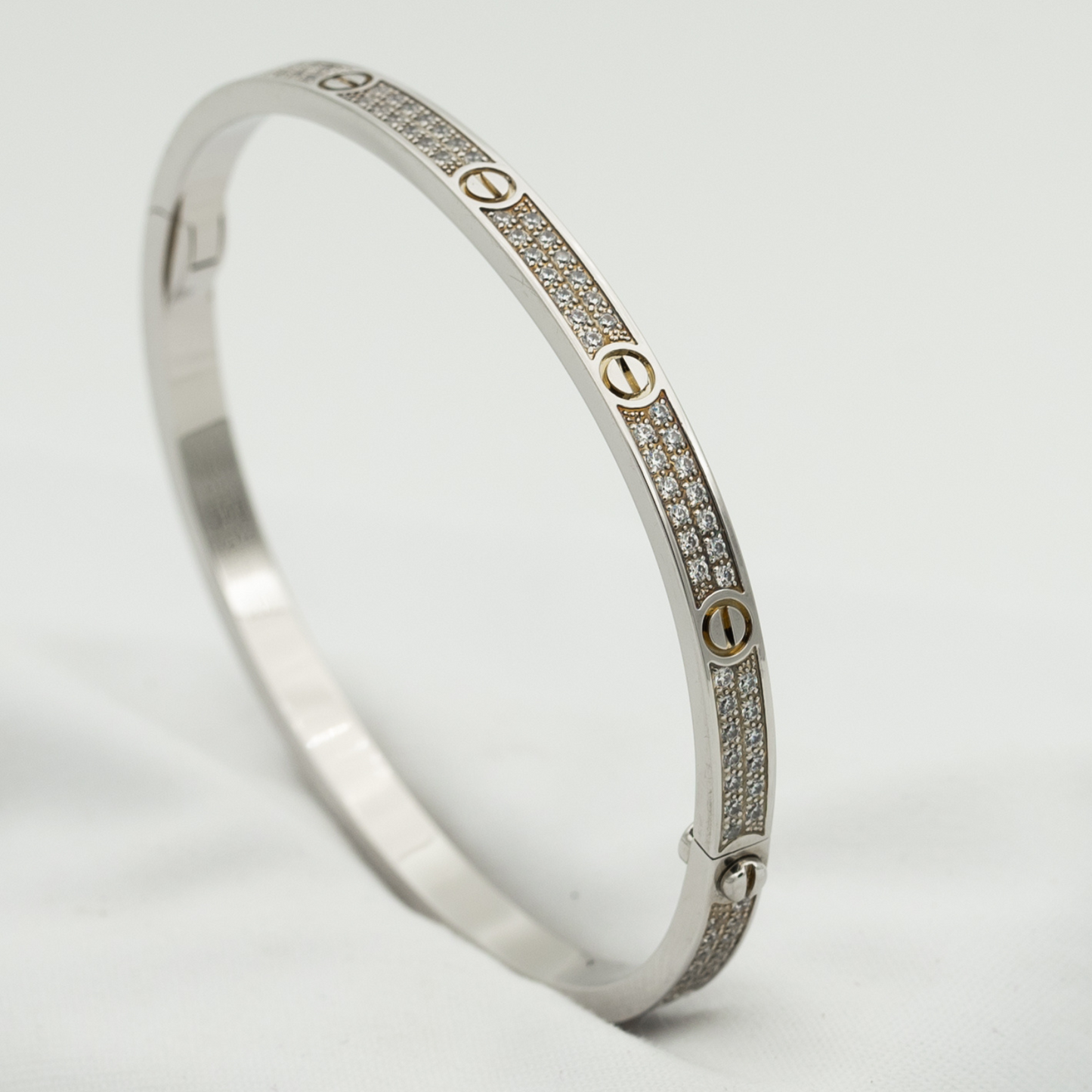 [Eternal Jewelry]LOVE BRACELET 3.65MM DIAMOND-PAVED