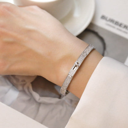 [Eternal Jewelry]KELLY BRACELET DIAMOND PAVED