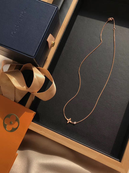 [Eternal Jewelry]BLOSSOM PENDANT PINK GOLD AND DIAMOND