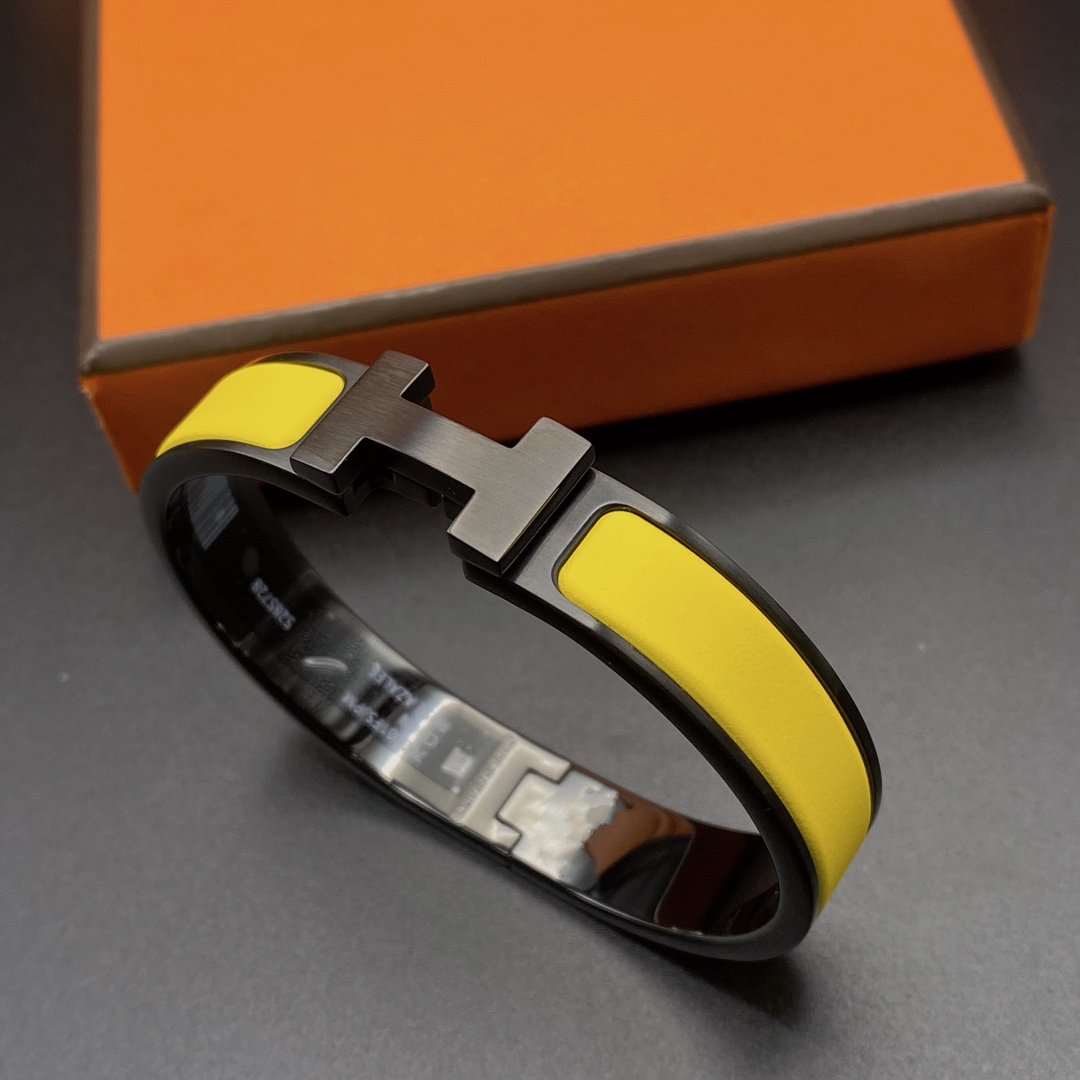 [Eternal Jewelry]CLIC HM SO BLACK YELLOW BRACELET