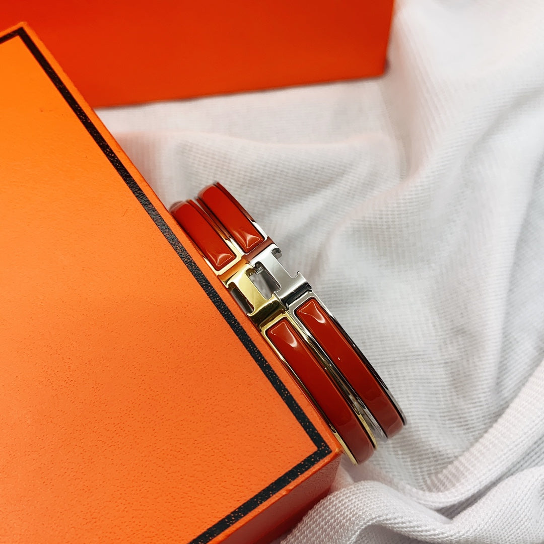 [Eternal Jewelry]CLASSIC HM CLIC RED 8MM ENAMEL BRACELET