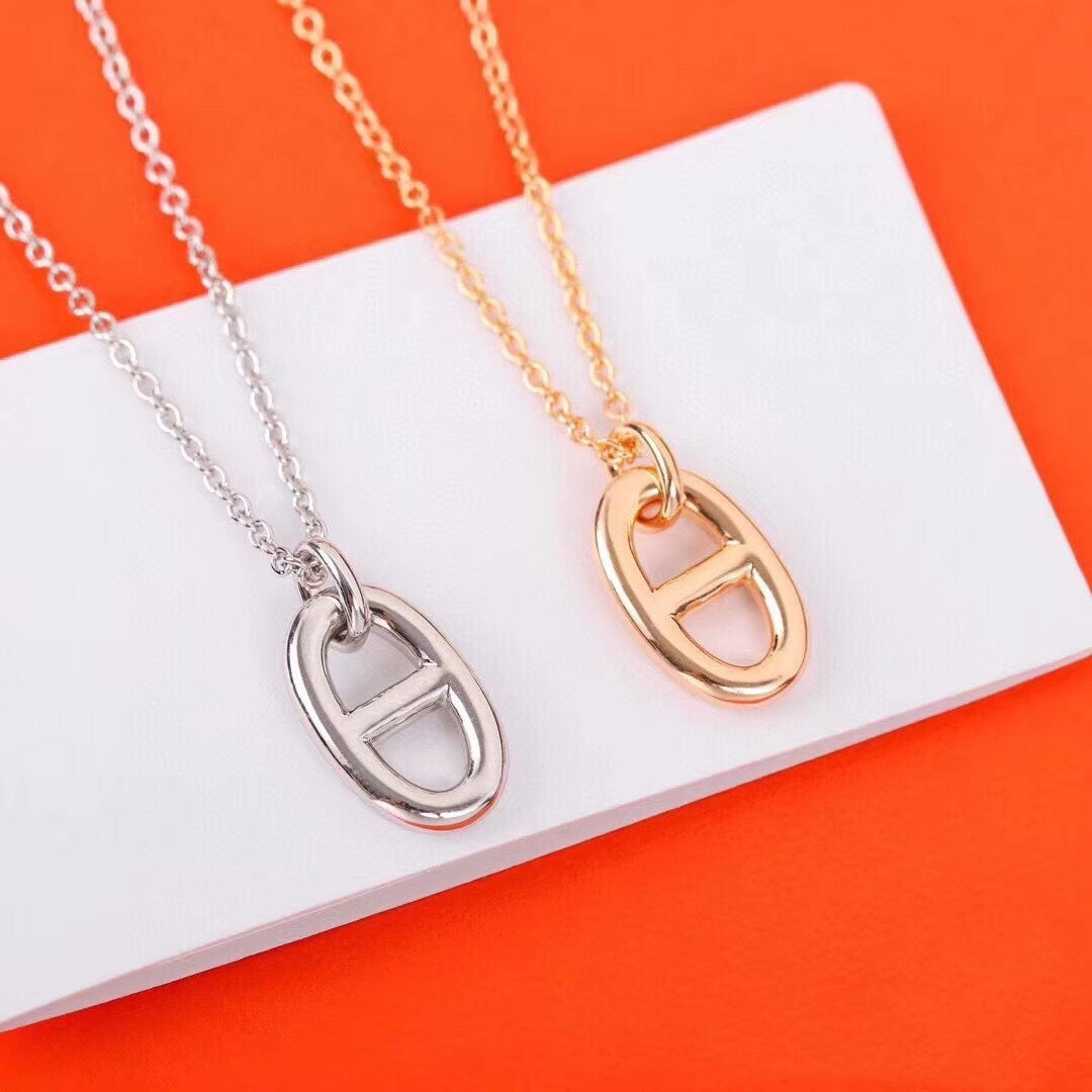 [Eternal Jewelry]HM PIG NOSE NECKLACE