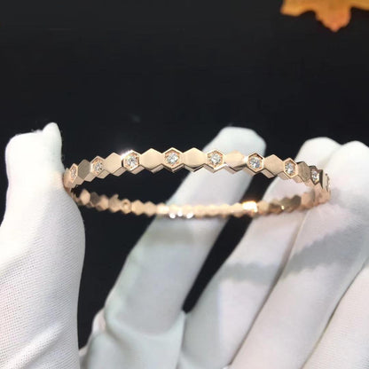 [Eternal Jewelry]BEE LOVE PINK GOLD DIAMOND BRACELET