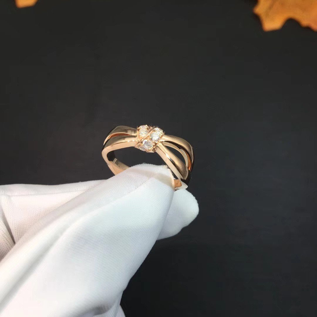 [Eternal Jewelry]LIENS RING PINK GOLD DIAMOND