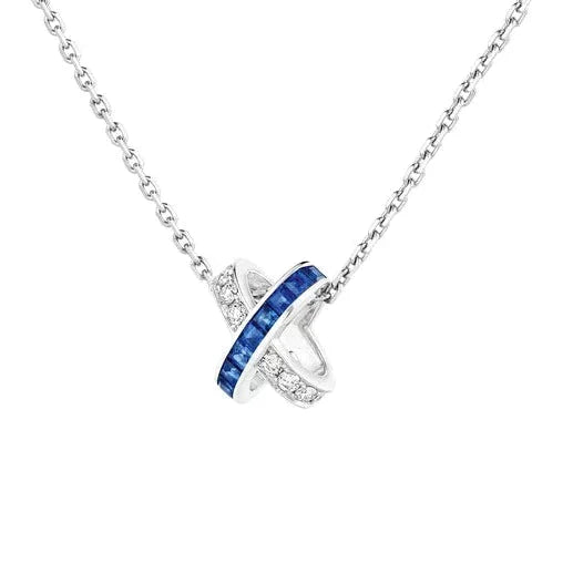 [Eternal Jewelry]LIENS DIAMOND SILVER NECKLACE