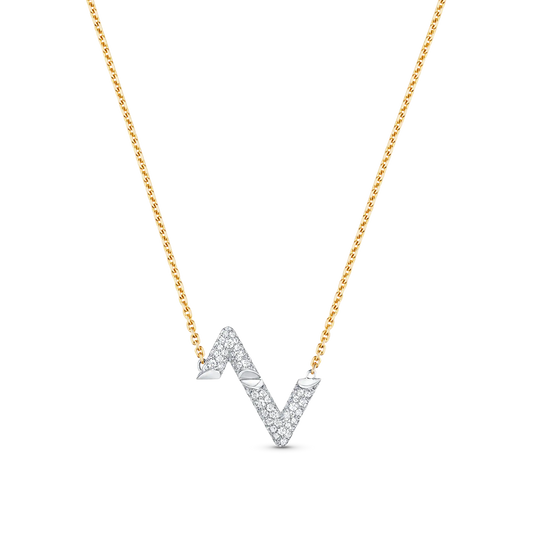 [Eternal Jewelry]VOLT SILVER DIAMOND PEDANT NECKLACE
