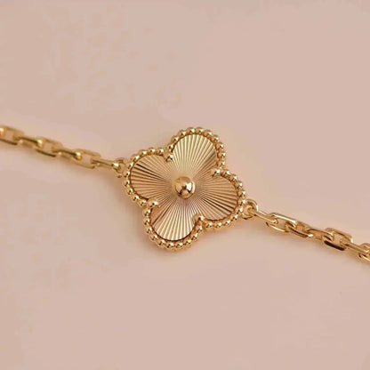 [Eternal Jewelry]CLOVER 5 FLOWERS LASER BRACELET