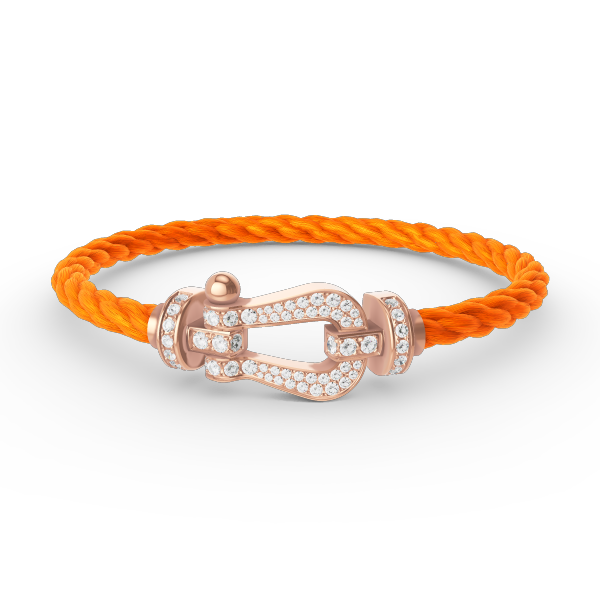 [Eternal Jewelry]FORCE LARGE HORSESHOE FULL DIAMOND BRACELET ROSE GOLD