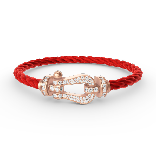 [Eternal Jewelry]FORCE LARGE HORSESHOE FULL DIAMOND BRACELET ROSE GOLD
