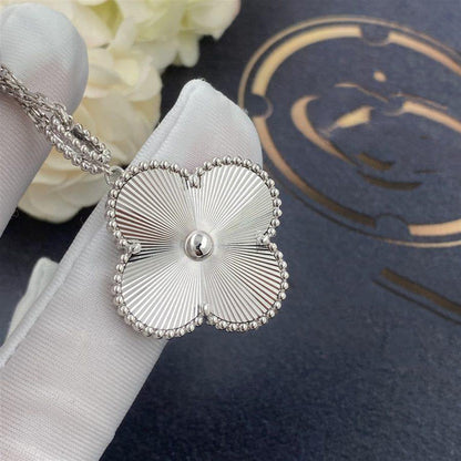[Eternal Jewelry]CLOVER 25MM SILVER BIG CLOVER NECKLACE