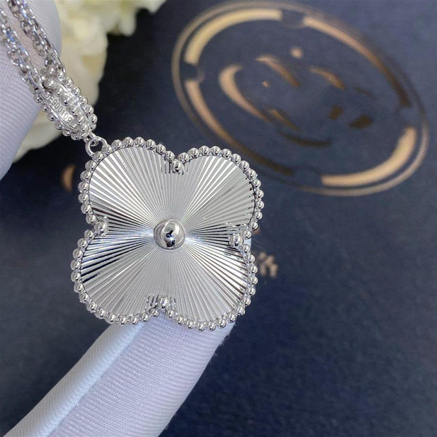 [Eternal Jewelry]CLOVER 25MM SILVER BIG CLOVER NECKLACE
