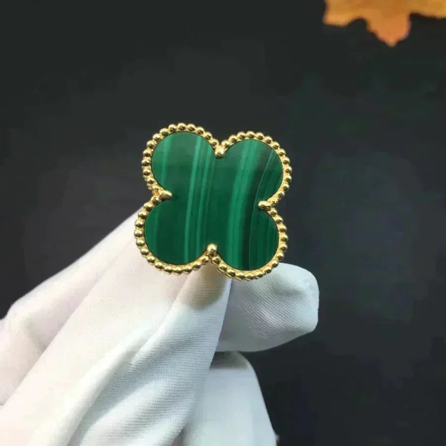 [Eternal Jewelry]CLOVER MALACHITE RING