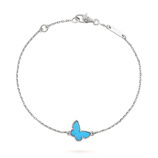 [Eternal Jewelry]BUTTERFLY TURQUOISE BUTTERFLY BRACELET SILVER