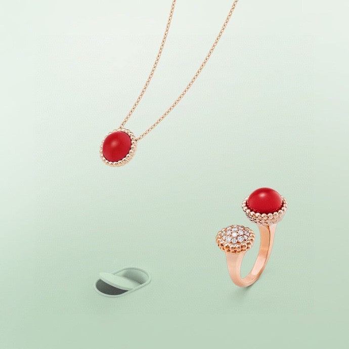 [Eternal Jewelry]PERLEE COULEURS DIAMOND ROSE GOLD BETWEEN THE FINGER RING