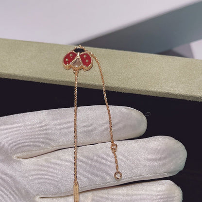 [Eternal Jewelry]LUCKY SPRING 1 MOTIF PINK GOLD BRACELET