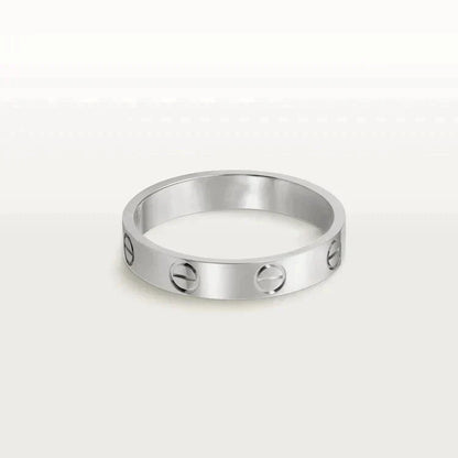 [Eternal Jewelry]LOVE RING 4MM 1 DIAMOND SILVER